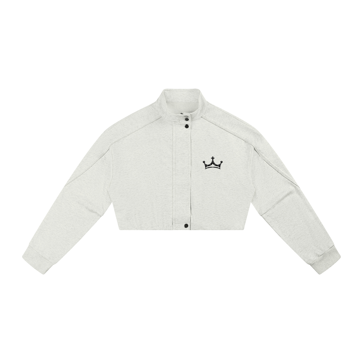 The GFG Heritage Button-Front Jacket — Black Crown