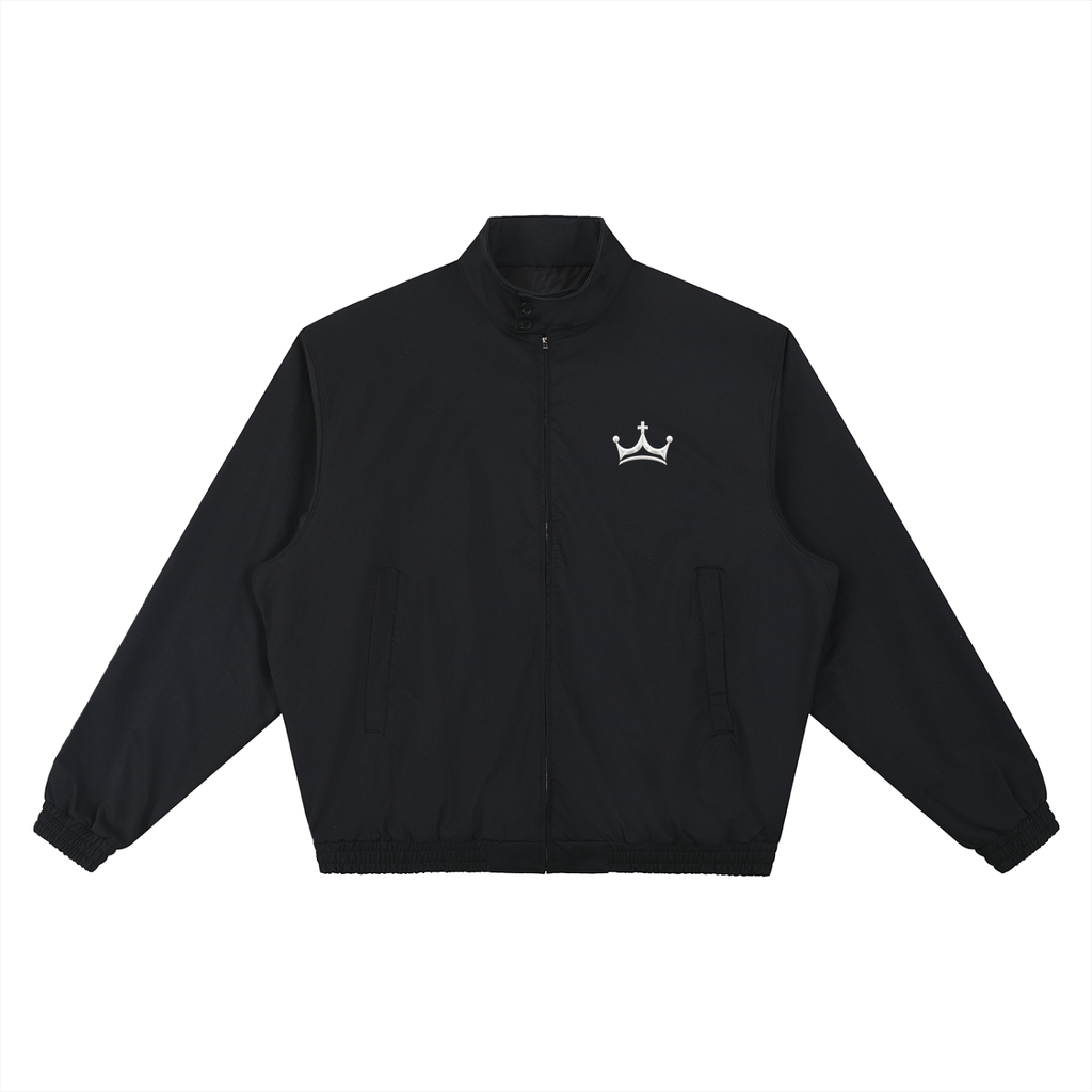 The GFG Heritage Stand Collar Bomber — White Crown