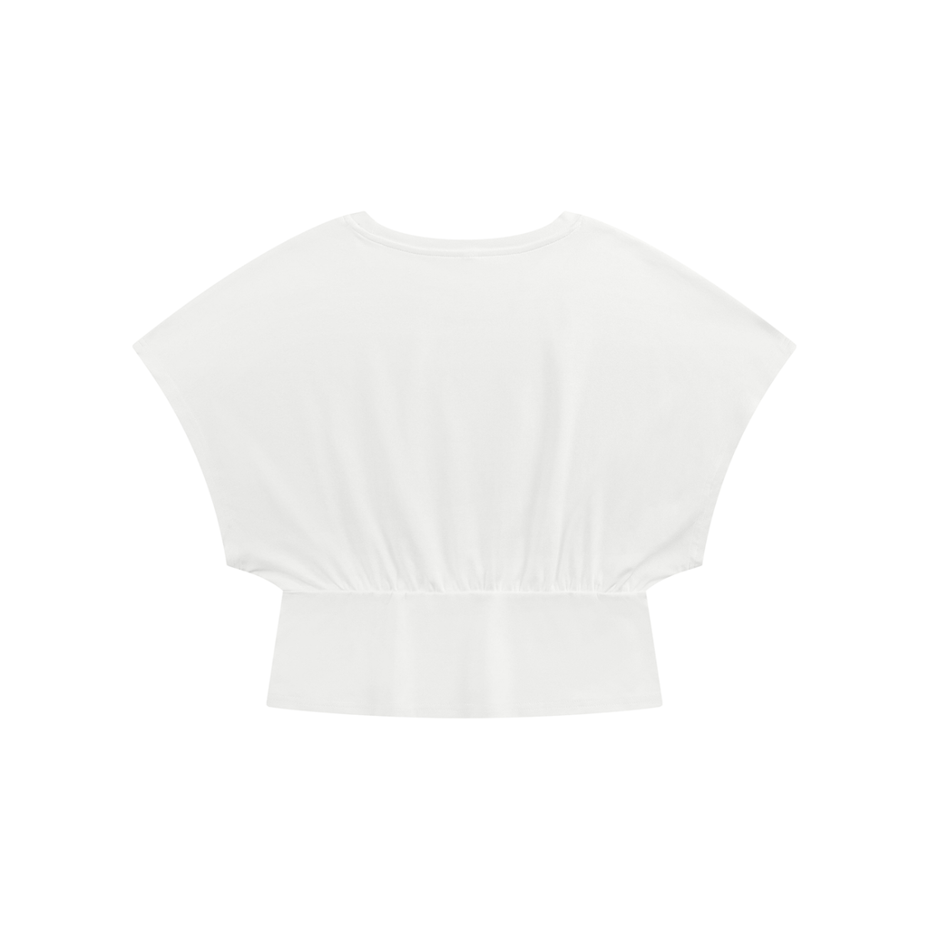 The GFG Heritage Dolman Crop Tee — Black Crown
