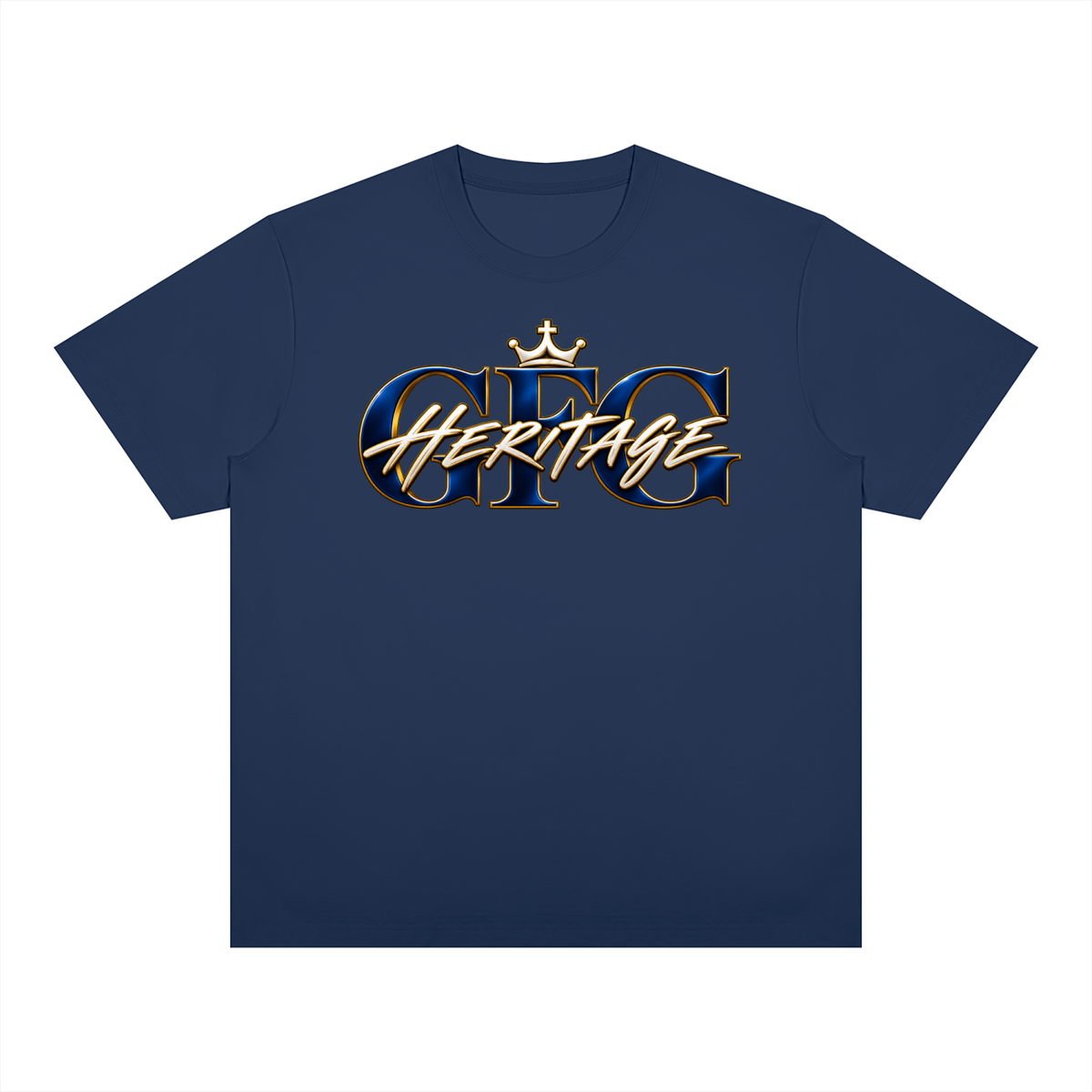 The GFG Heritage Statement Tee — Gold Lettering