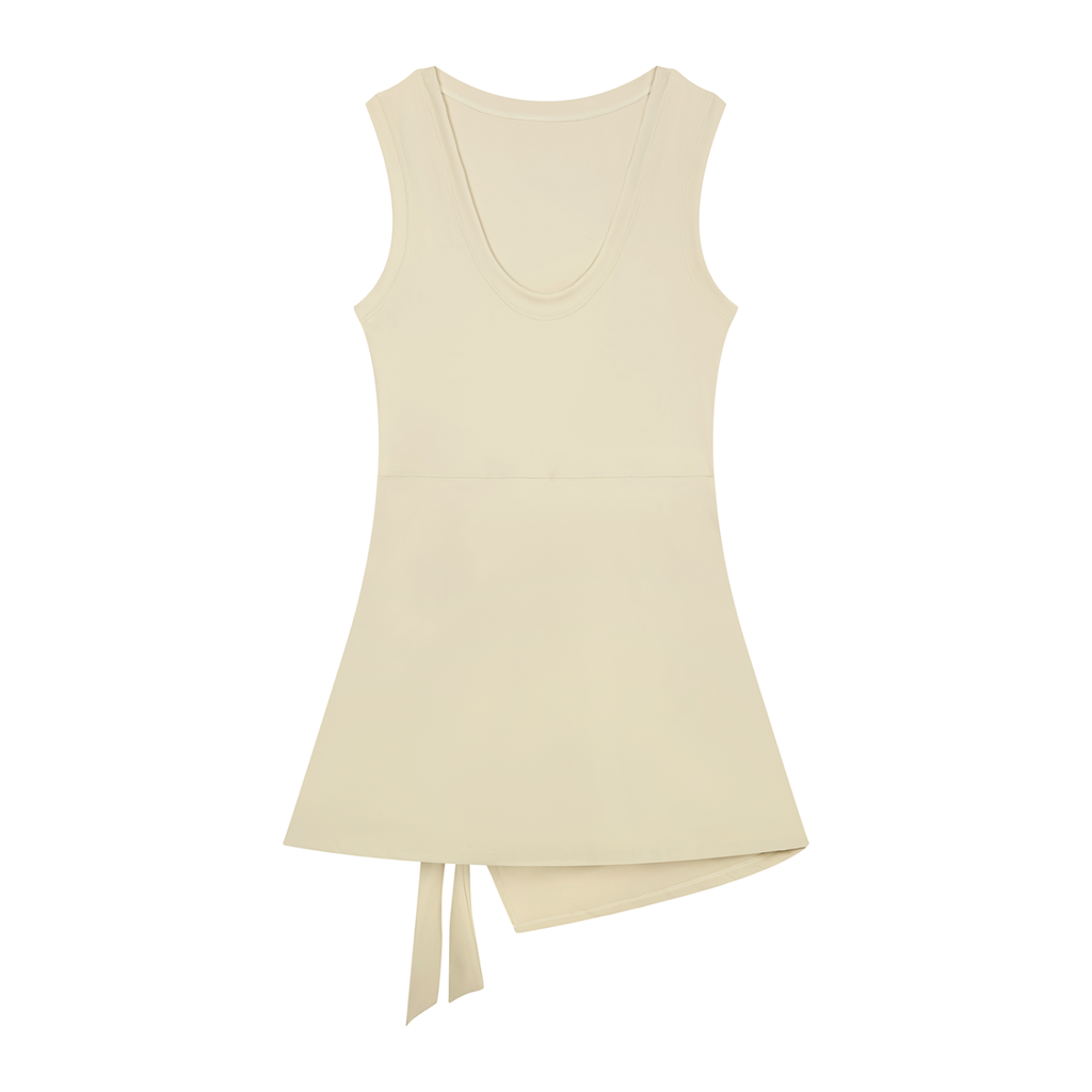 The GFG Heritage Wrap-Tie Dress — Gold Crown