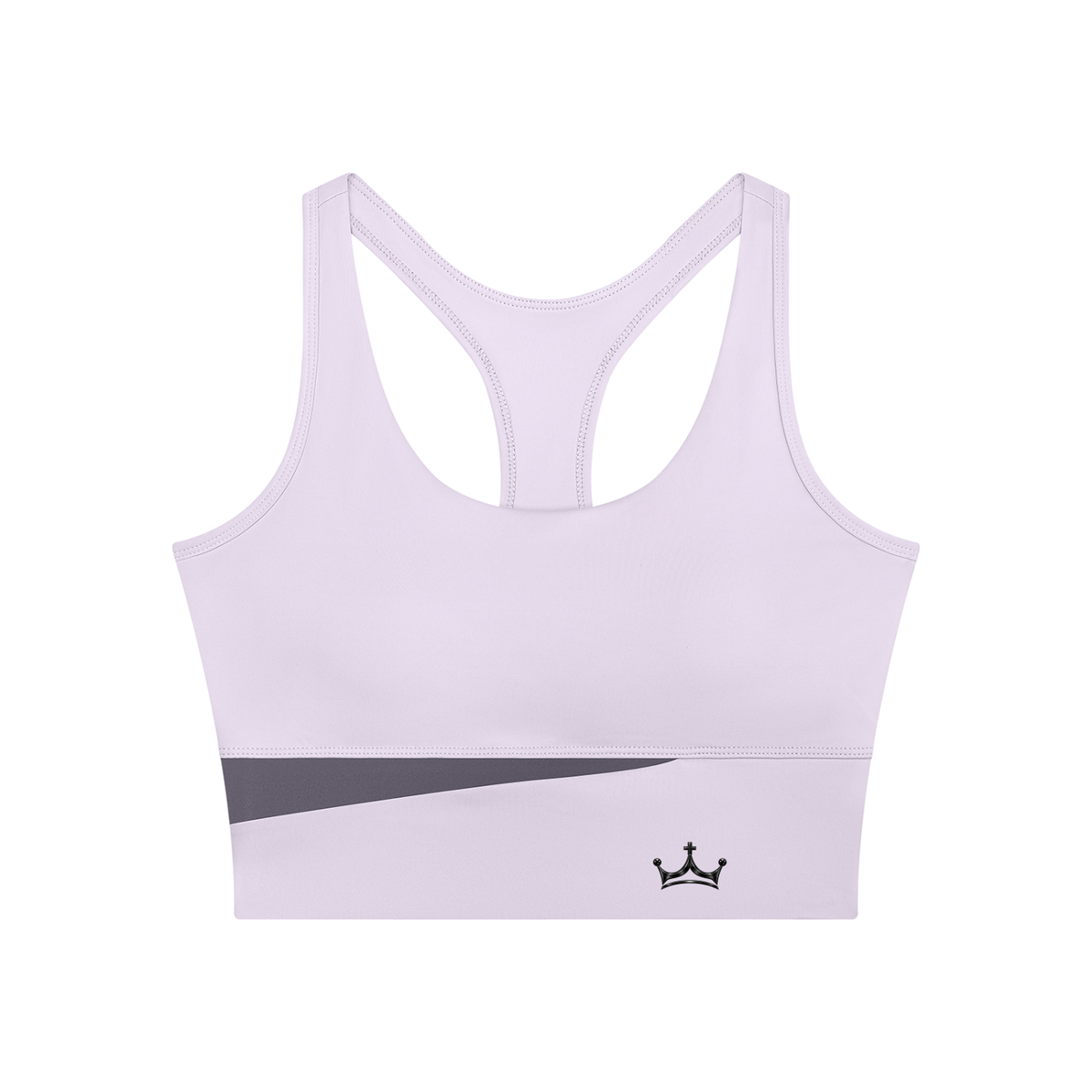 The GFG Heritage Colour Block Yoga Tank — Black Crown
