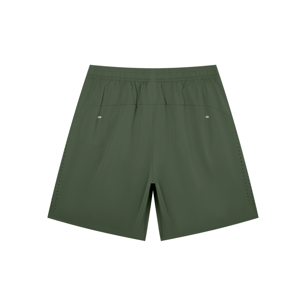 The GFG Heritage Regular-Fit Performance Shorts — Silver Crown
