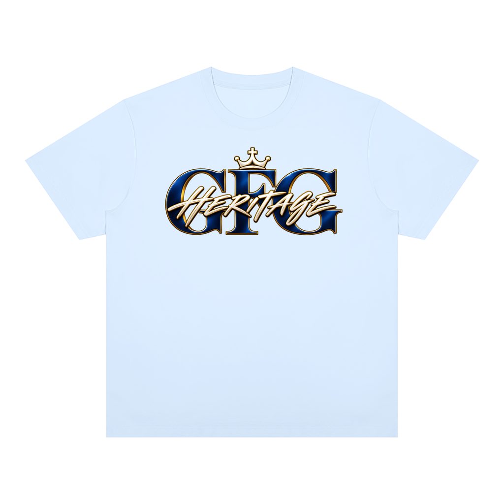 The GFG Heritage Statement Tee — Gold Lettering