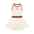 The GFG Heritage Colour Block Dress — Red Crown