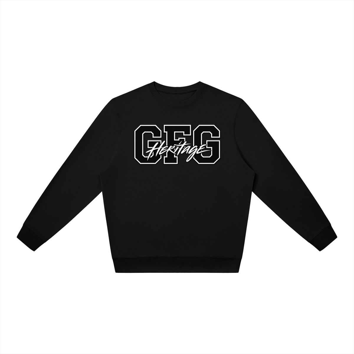 The GFG Heritage Oversized Crewneck — Varsity Lettering