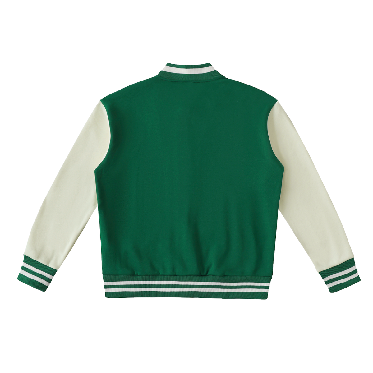 The GFG Heritage Two-Tone Fleeced Varsity Jacket — Varsity Block