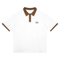 The GFG Heritage Colour Block Polo — Bronze Crown
