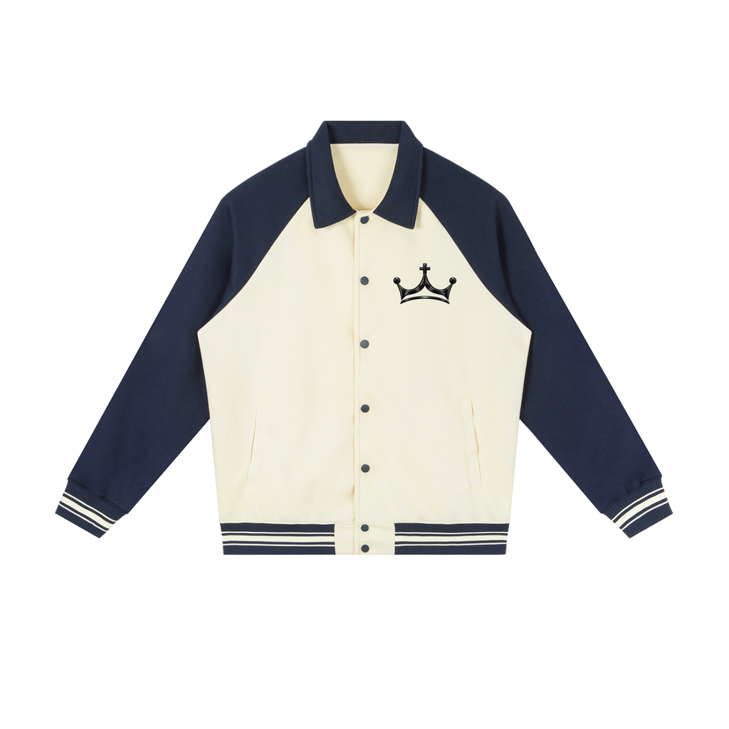The GFG Heritage Collegiate Jacket — Black Crown