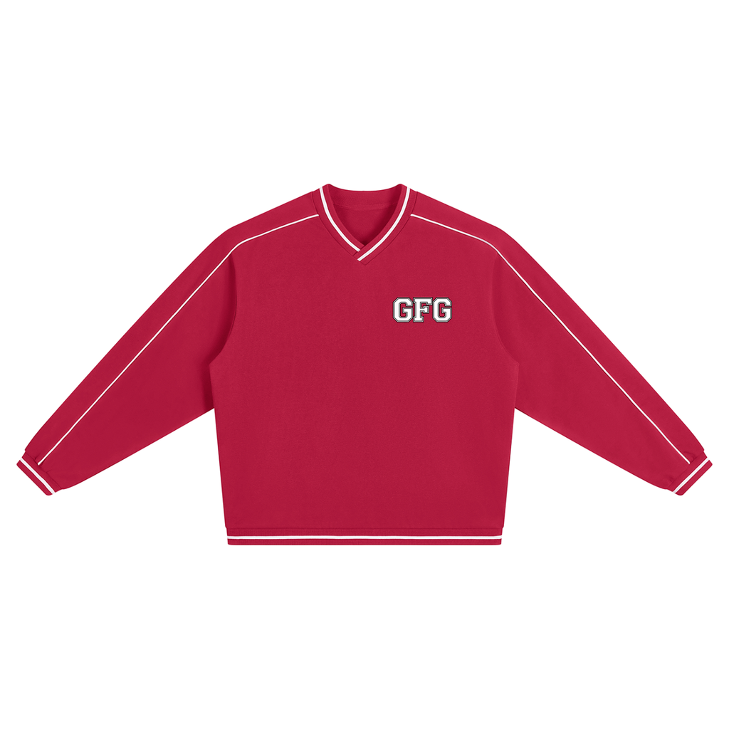 The GFG Heritage Colour Block V-Neck Sweatshirt — Varsity Block