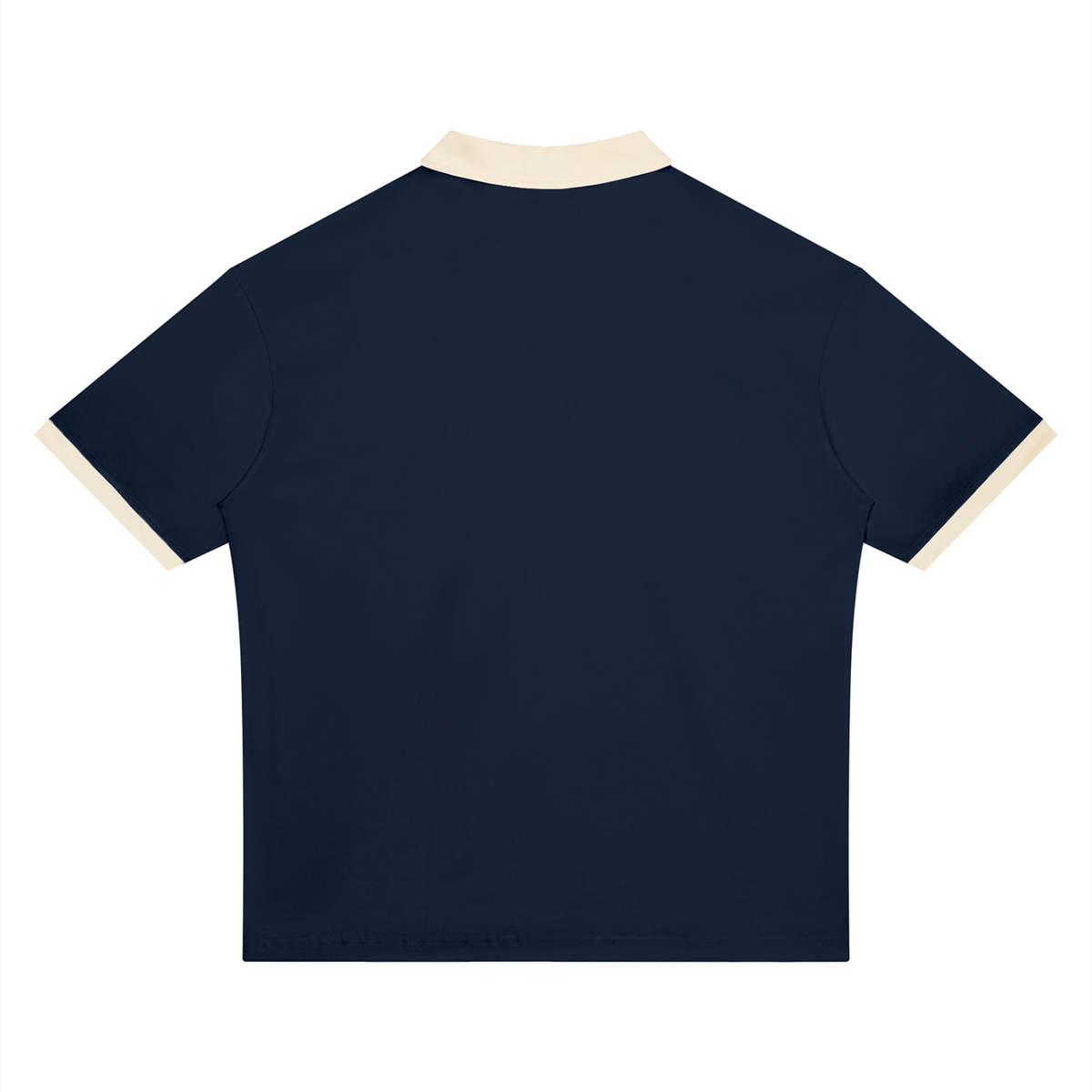 The GFG Heritage Colour Block Polo — Silver Crown