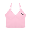 The GFG Heritage V-Neck Yoga Tank — Black Crown