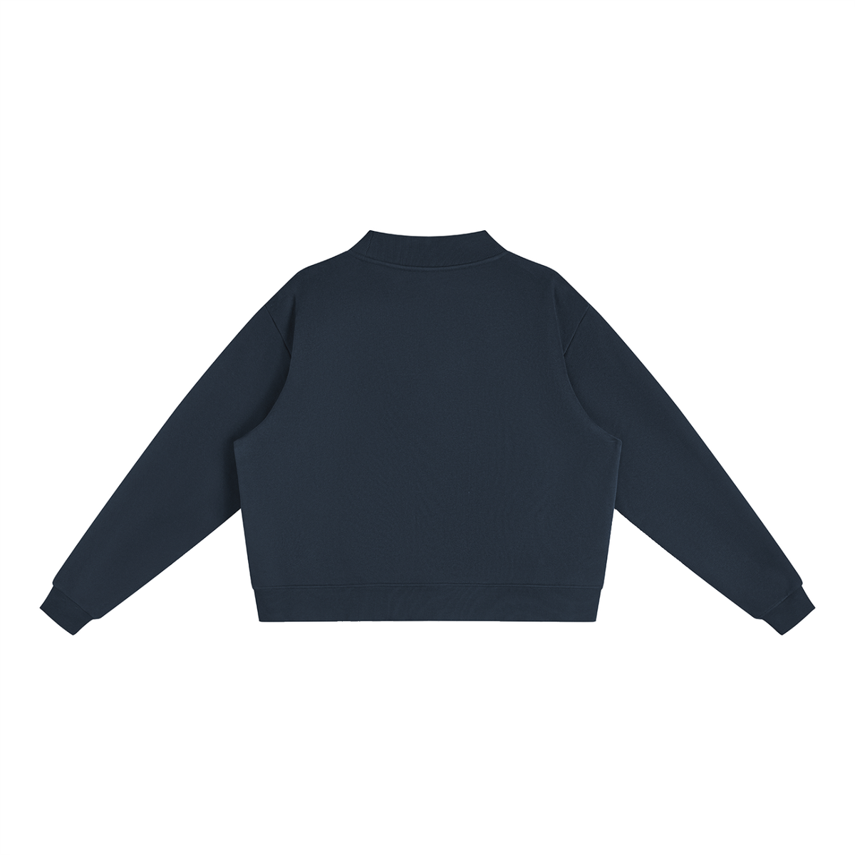 The GFG Heritage Essential Fleece Mock-Neck Sweatshirt — Tonal Lettering