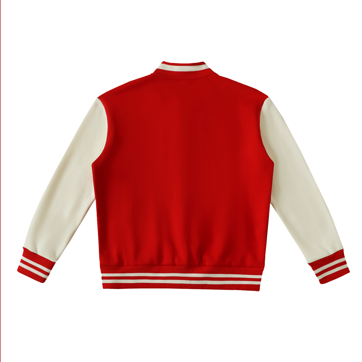 The GFG Heritage Two-Tone Fleeced Varsity Jacket — Varsity Block