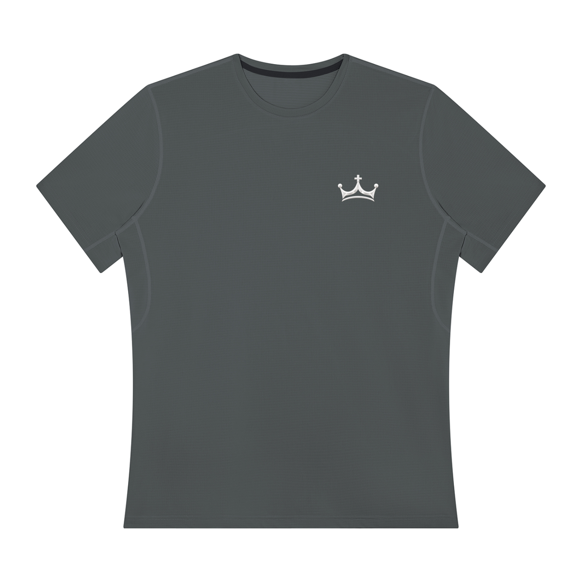 The GFG Heritage Regular-Fit Performance Tee — Silver Crown