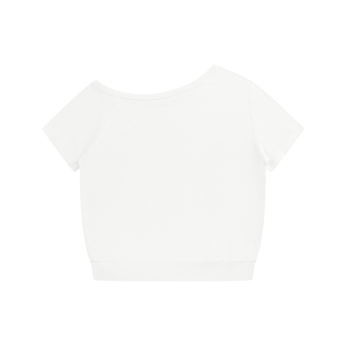 The GFG Heritage Off-the-Shoulder Tee — Black Crown