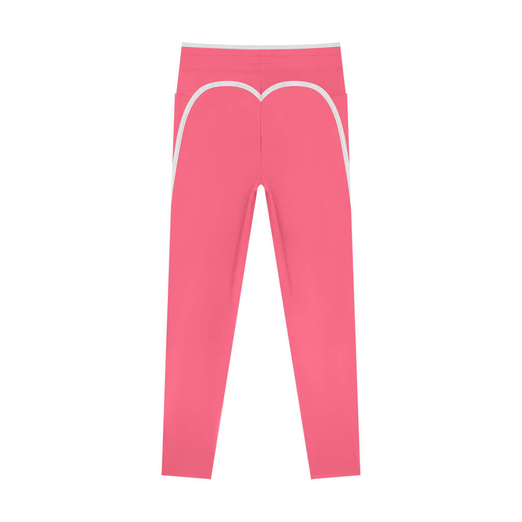The GFG Heritage Side Stripe Yoga Leggings — White Crown