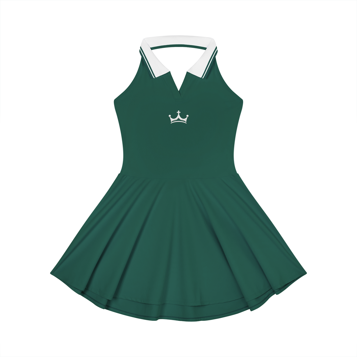 The GFG Heritage Tennis Dress — White Crown