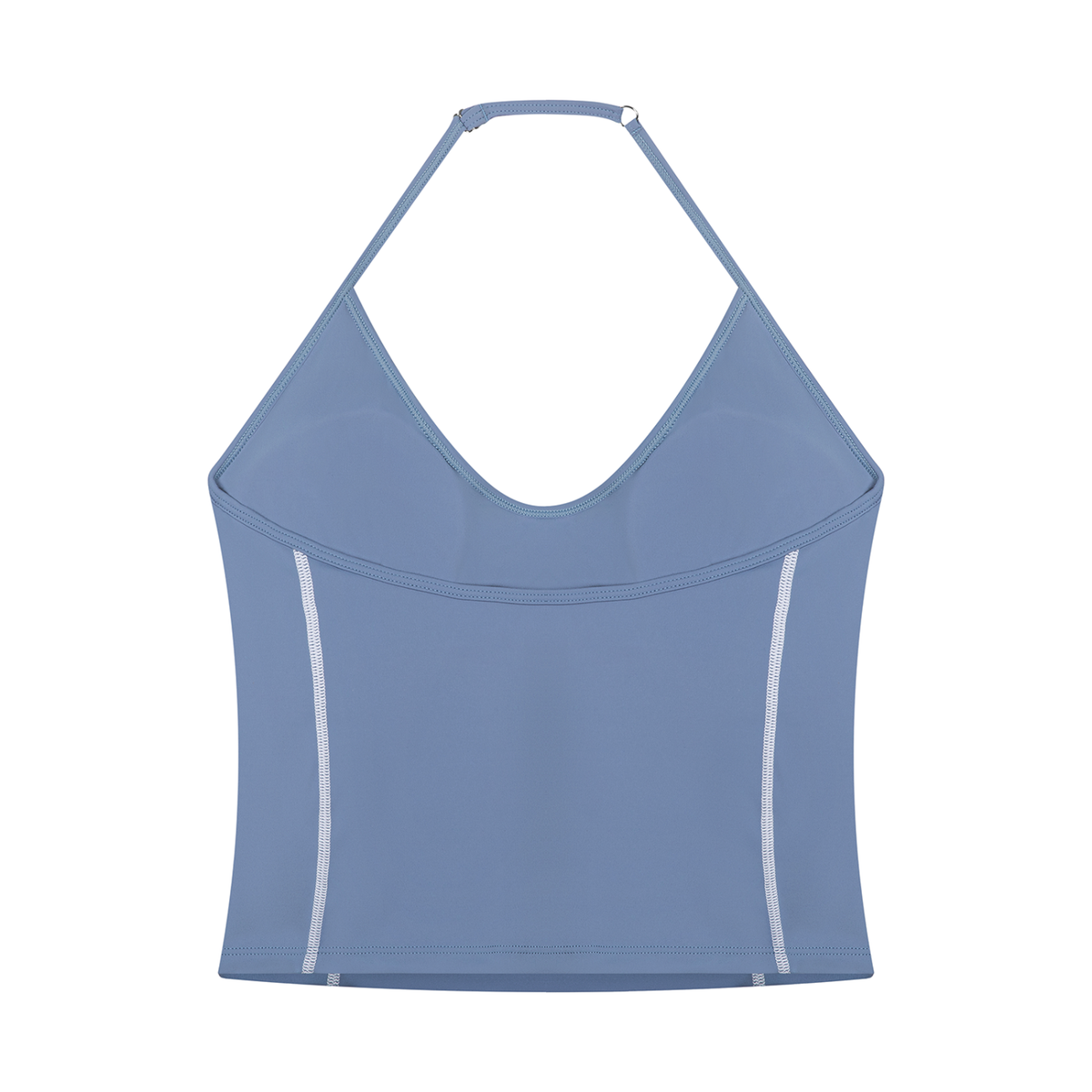 The GFG Heritage Halter Yoga Tank — White Crown