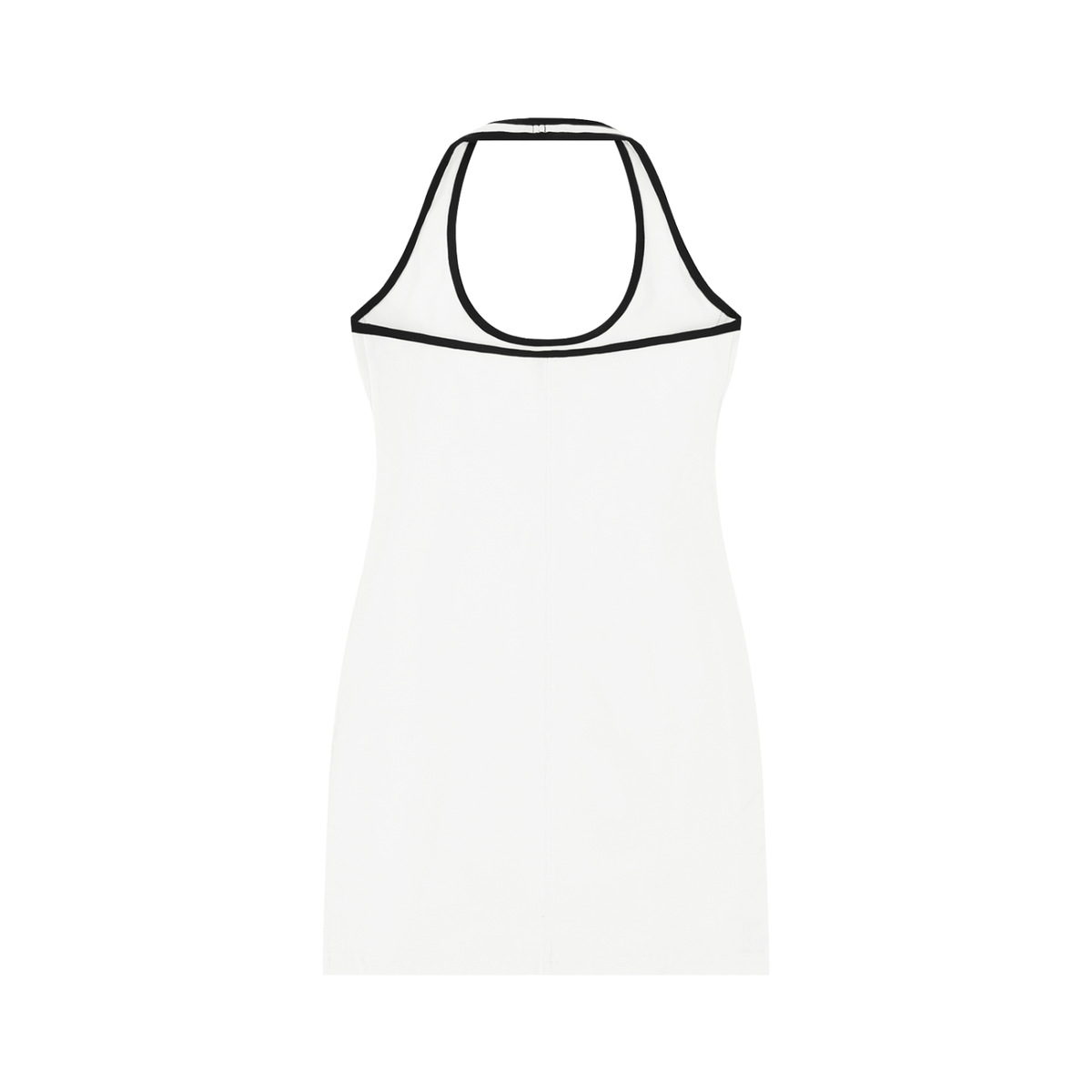 The GFG Heritage Halter Mini Dress — Black Crown