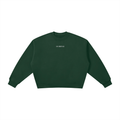 The GFG Heritage Boxy Fleece Crewneck — White Lettering