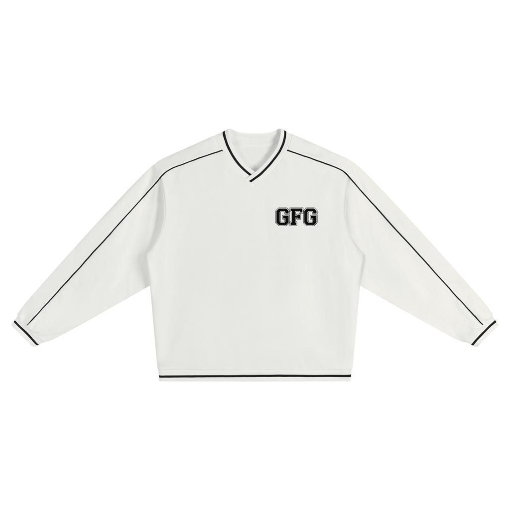 The GFG Heritage Colour Block V-Neck Sweatshirt — Varsity Block