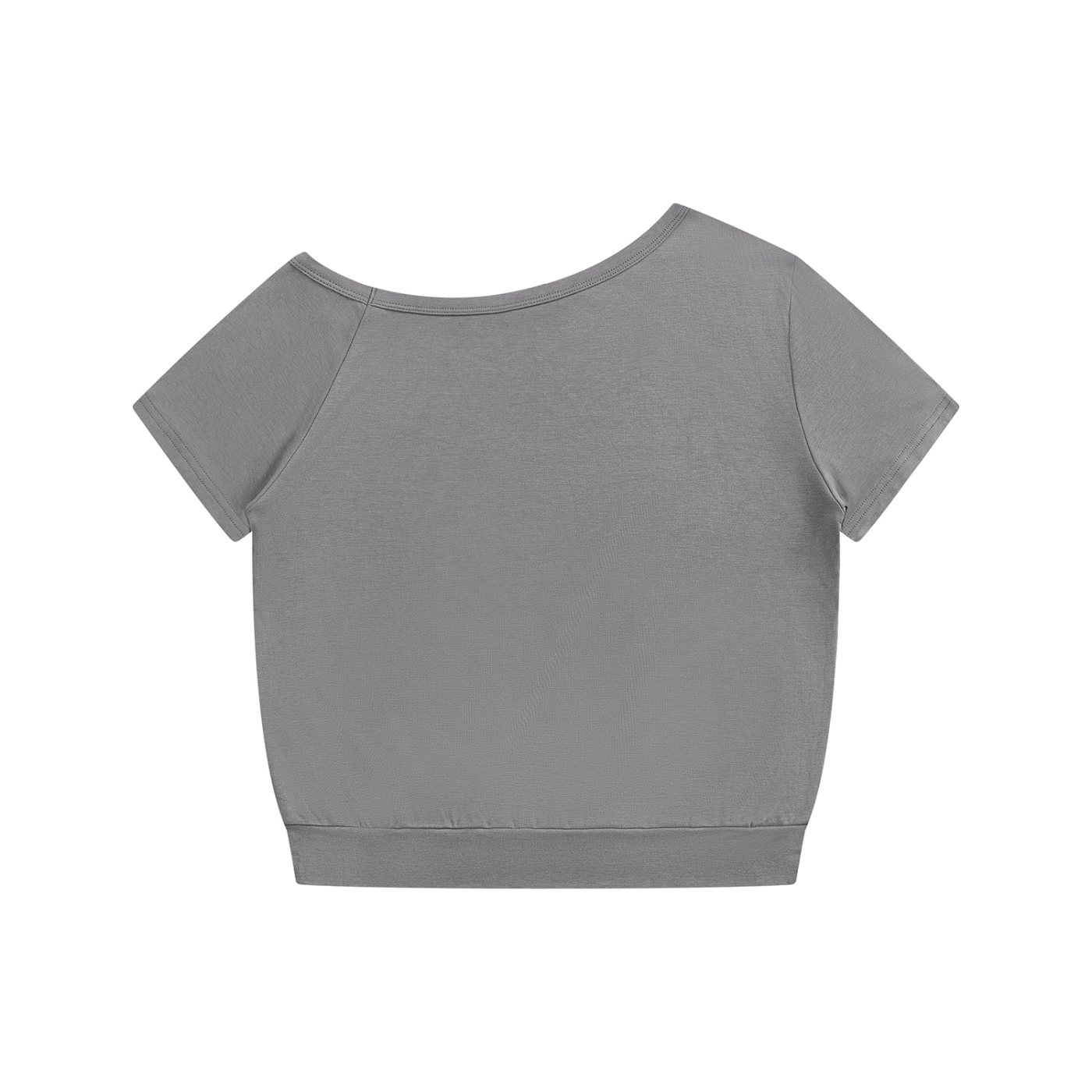 The GFG Heritage Off-the-Shoulder Tee — White Crown