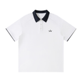The GFG Heritage Contrast Raglan Polo — Black Crown