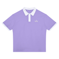 The GFG Heritage Colour Block Polo — Silver Crown