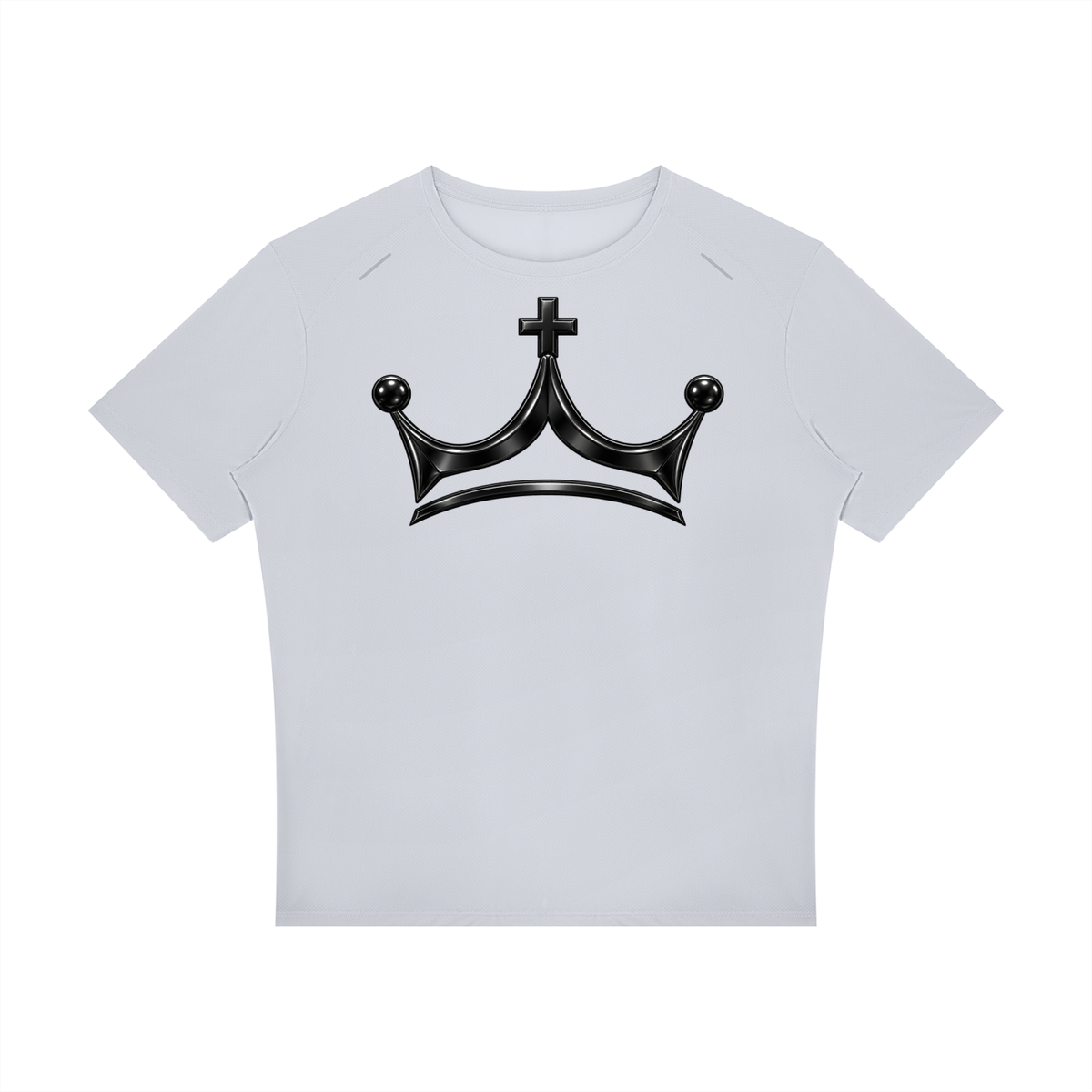 The GFG Heritage Raglan Tee — Black Crown