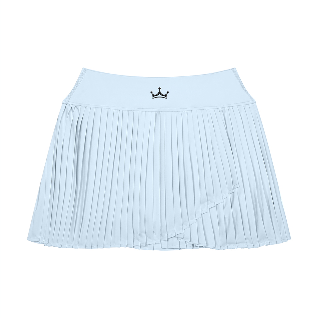 The GFG Heritage Pleated Yoga Skort — Black Crown