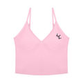 The GFG Heritage V-Neck Yoga Tank — Black Crown