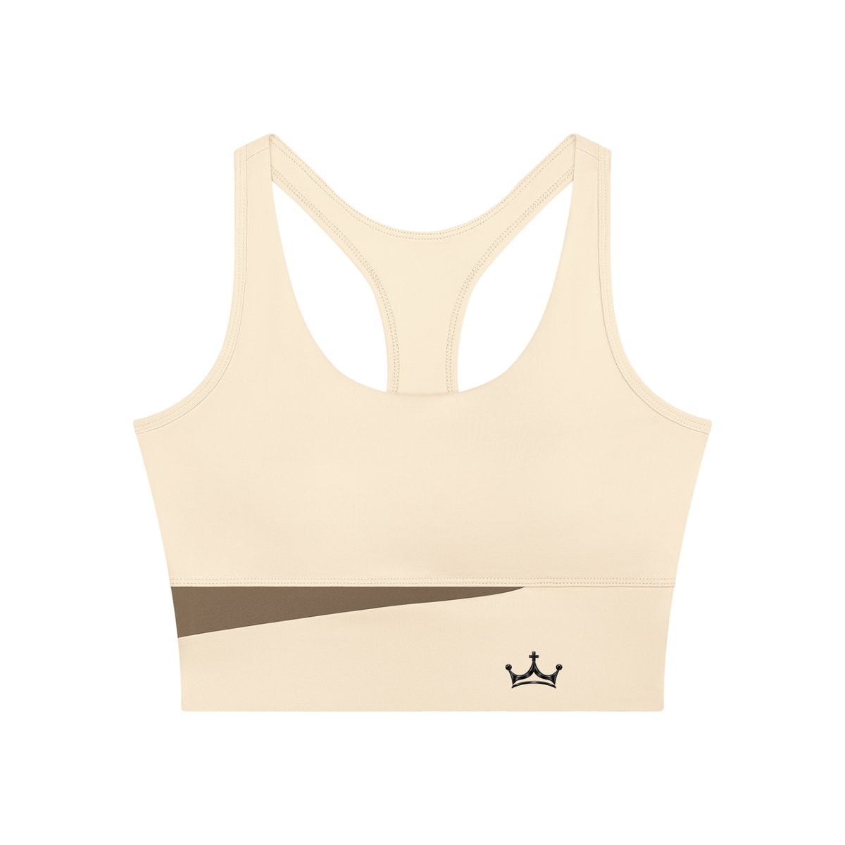 The GFG Heritage Colour Block Yoga Tank — Black Crown