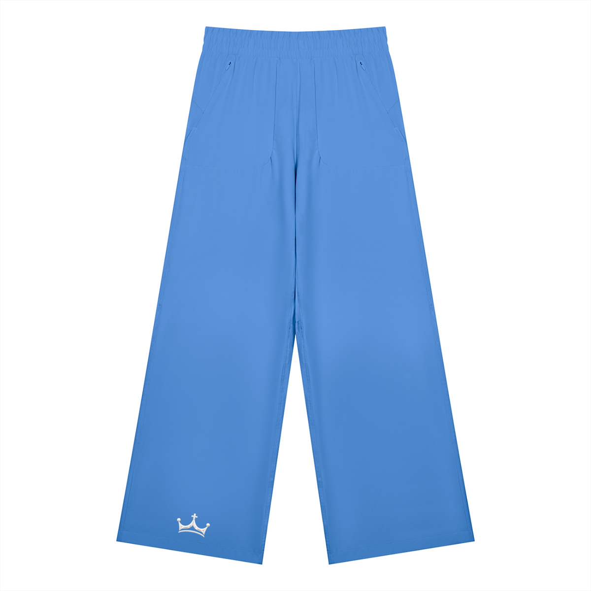 The GFG Heritage Wide Leg Yoga Pants — White Crown