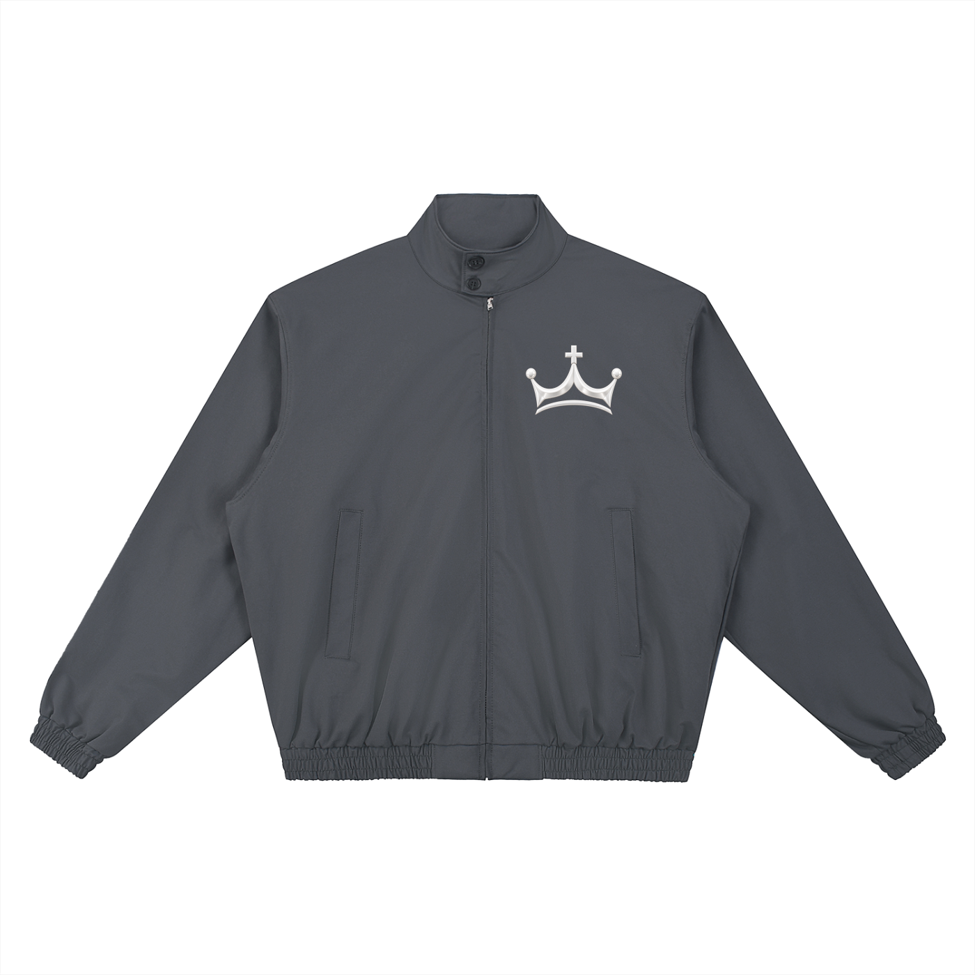 The GFG Heritage Stand Collar Bomber — White Crown
