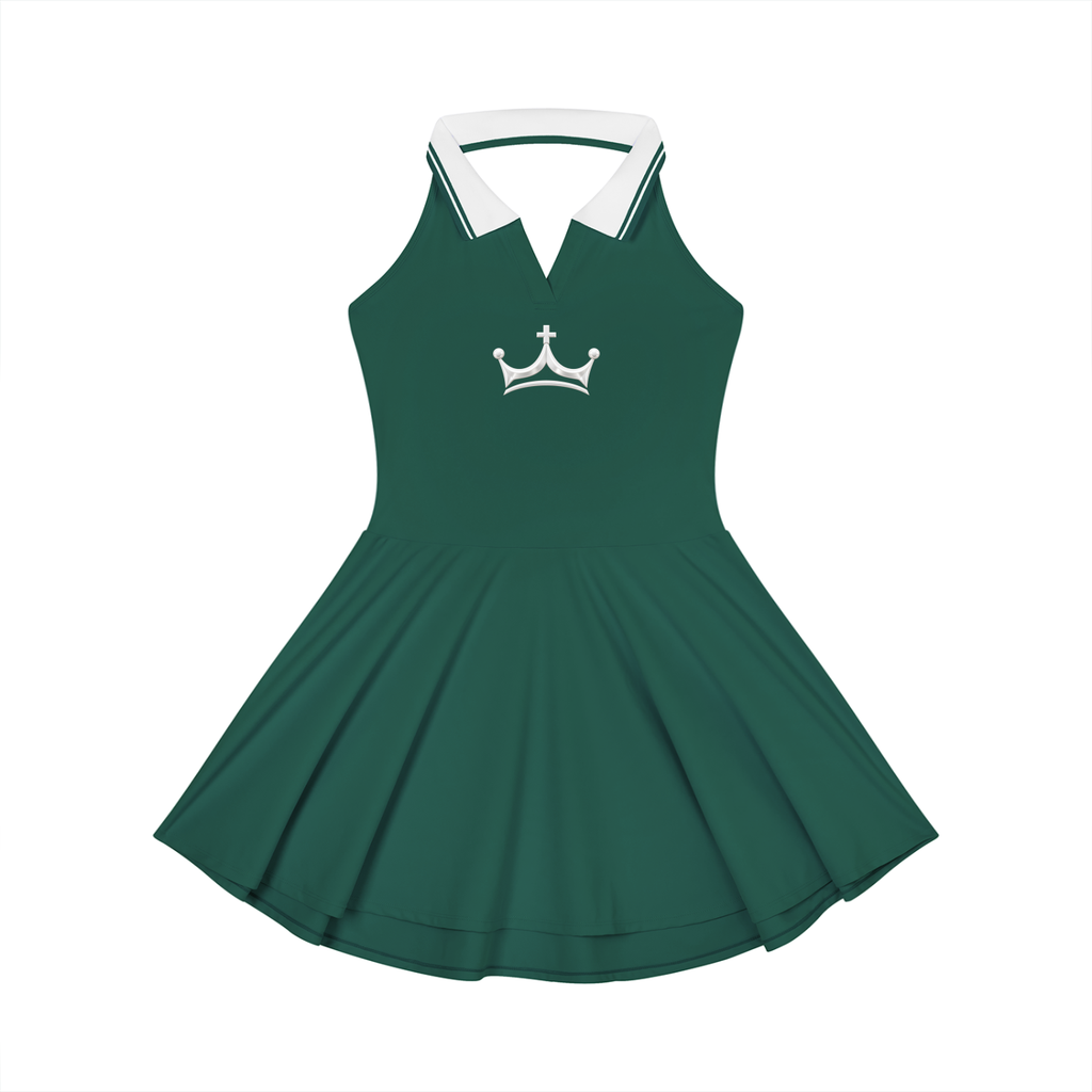 The GFG Heritage Tennis Dress — White Crown