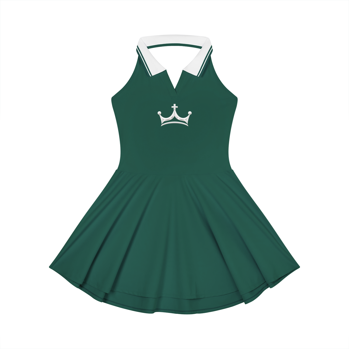 The GFG Heritage Tennis Dress — White Crown