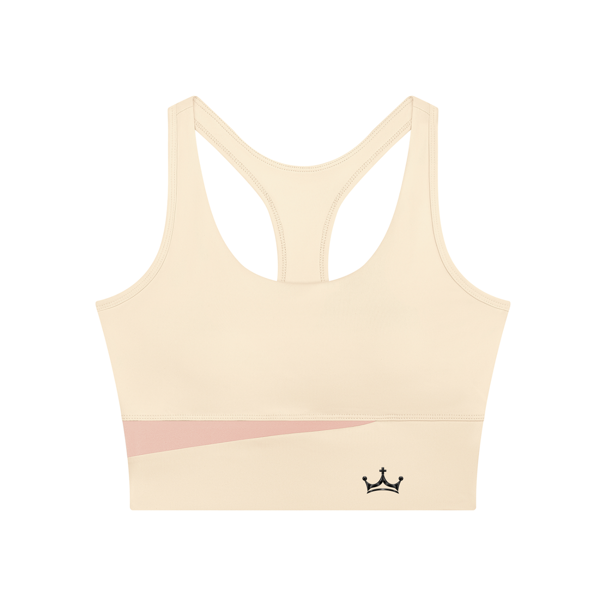 The GFG Heritage Colour Block Yoga Tank — Black Crown