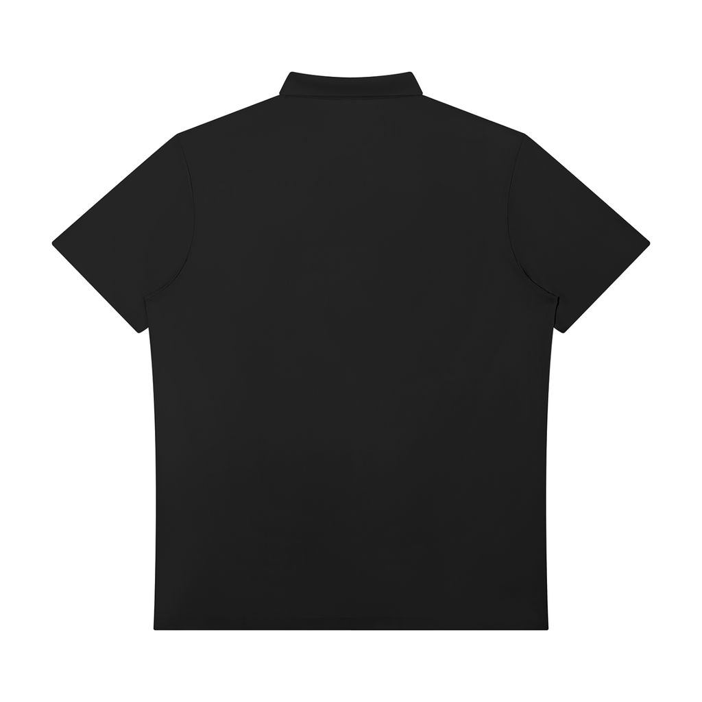 The Onyx Crown Quarter-Zip Polo