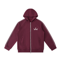 The GFG Heritage Raglan Zip Hoodie — Silver Crown