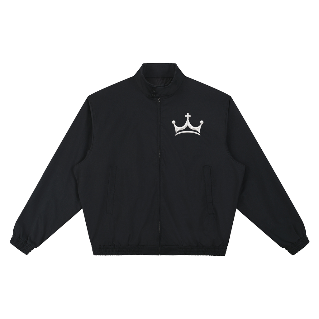 The GFG Heritage Stand Collar Bomber — White Crown
