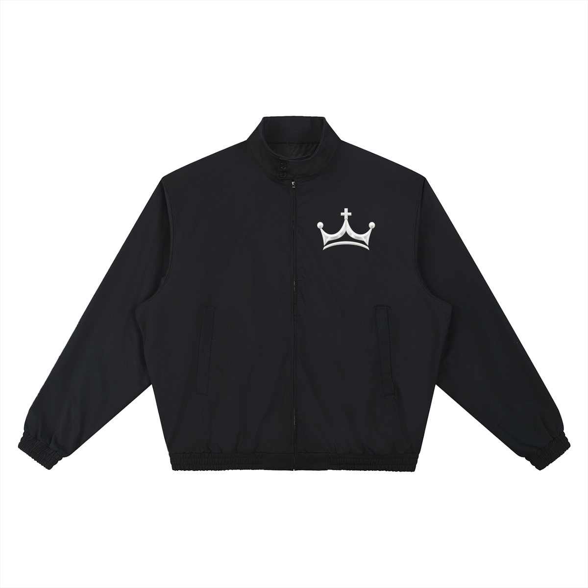 The GFG Heritage Stand Collar Bomber — White Crown