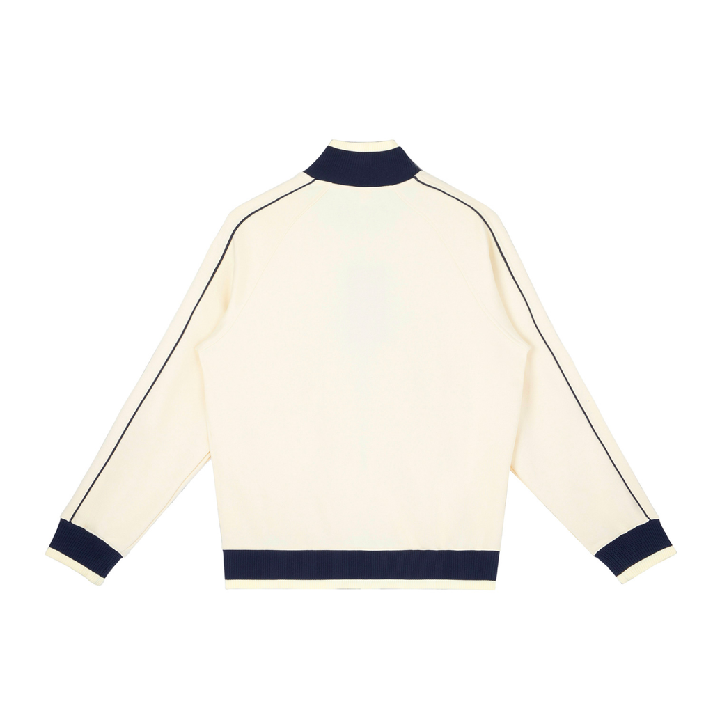The GFG Heritage Raglan Zip Track Jacket — Varsity Block