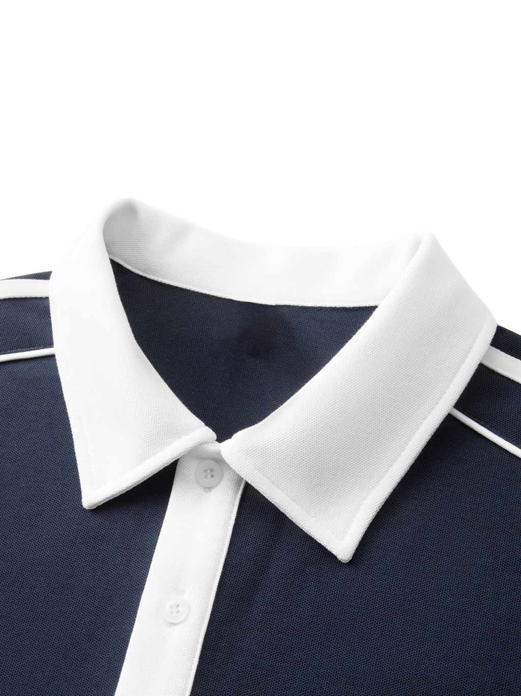 The GFG Heritage Contrast-Collar Polo — Black Crown
