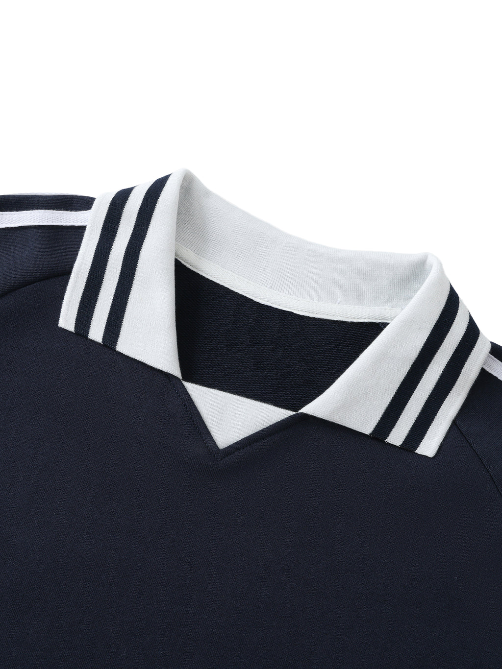 The GFG Heritage Lapel Collar Sweatshirt — Black Crown