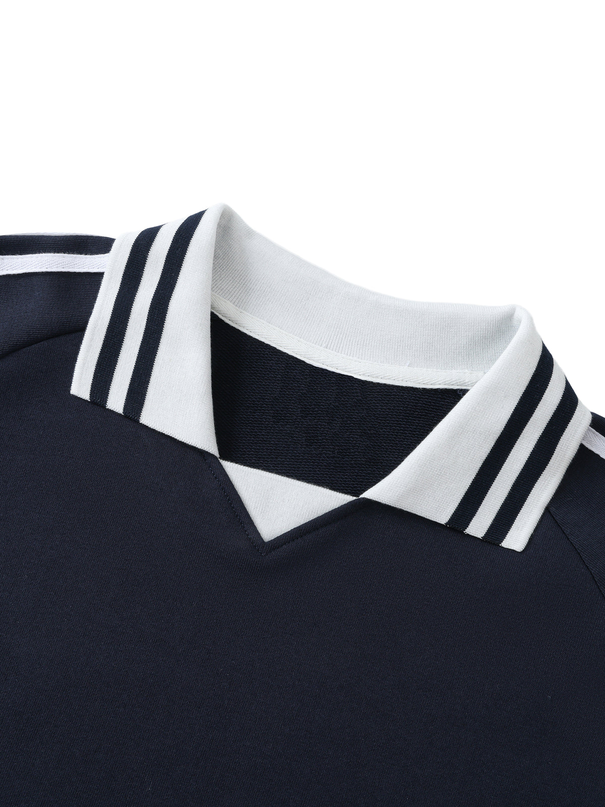 The GFG Heritage Lapel Collar Sweatshirt — Black Crown