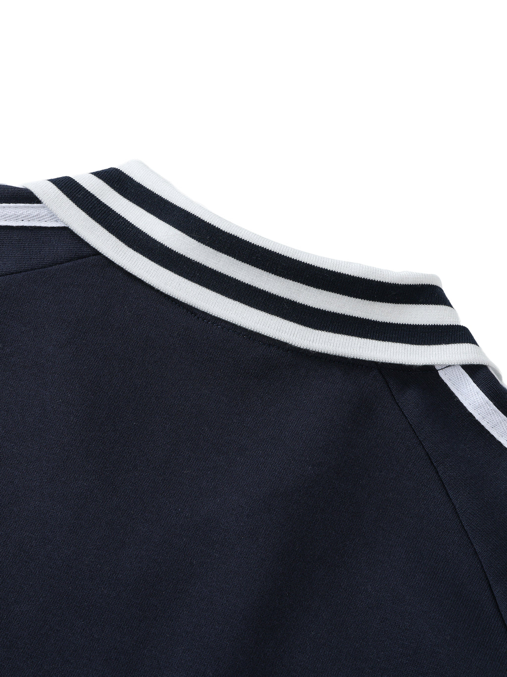 The GFG Heritage Lapel Collar Sweatshirt — White Crown