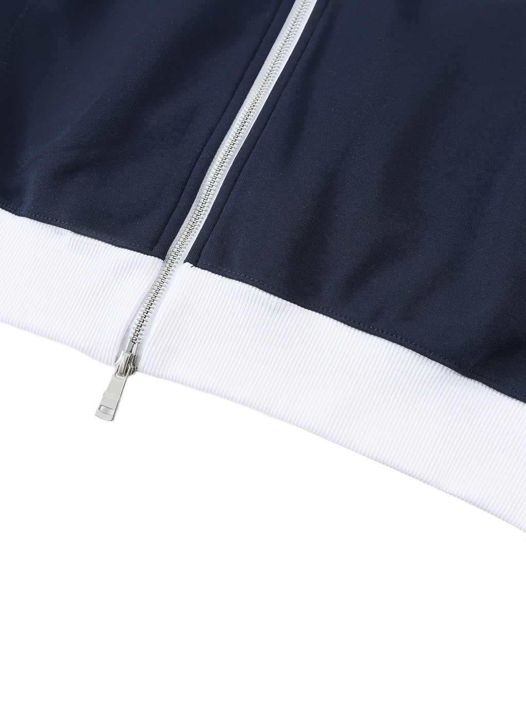 The GFG Heritage Contrast Trim Jacket — Silver Crown