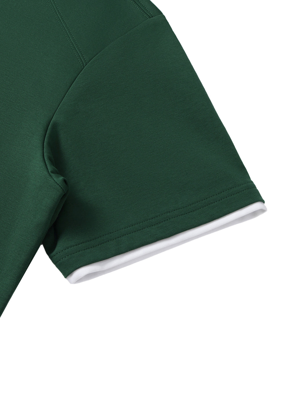 The GFG Heritage Contrast Raglan Polo — White Crown