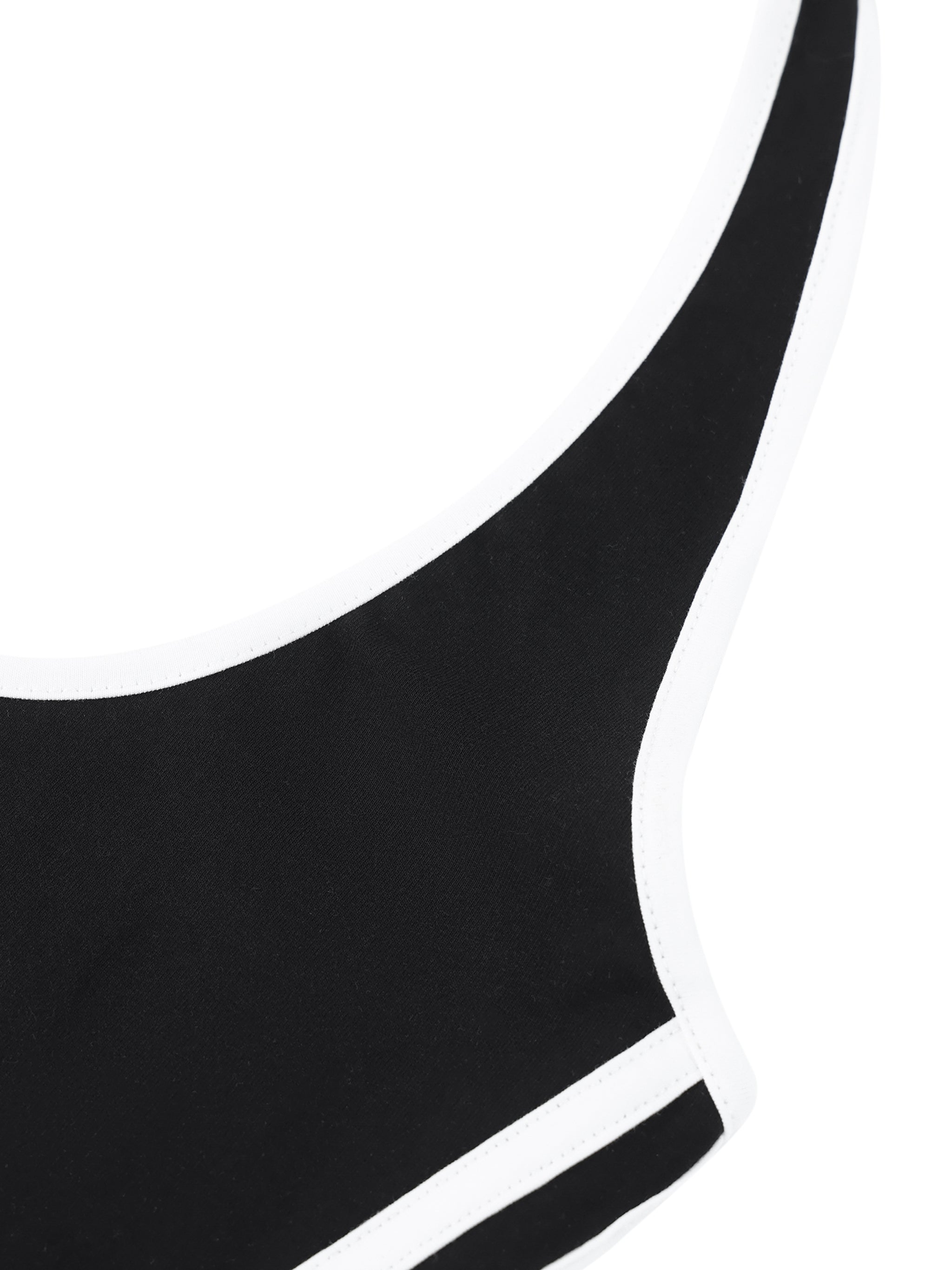 The GFG Heritage Halter Mini Dress — Black Crown